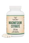 Double Wood Magnesium Citrate Capsules 800mg 180 Capsules (Citrato de Magnesio) Vegan Safe. USA 3537