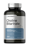 Horbaach Choline Bitartrate 1000mg  250 Capsules.3639