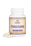 Double Wood Pterostilbene 100mg  The USA, 60 Capsul, Resveratrol, Antioxidant for Longevity Support (Non-GMO, Gluten Free) 3636