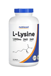 Nutricost, L-Lysine, 1,000 mg , 240 Tablets.TR YETKİLİ SATICISI.3533