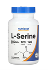 Nutricost, L-Serine, 500 mg, 120 Capsules. Usa 3531