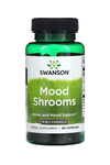 Swanson, Mood Shrooms, 60 Capsules Stress and Mood Support 3-in-1 Formula.Usa Version 3527