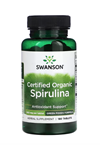 Swanson, Certified Organic Spirulina, 500 mg, 180 Tablets. Usa Versiondur.3630