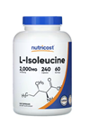 Nutricost L-Isoleucine 2000mg Per Serving, 240 Capsules (60 Servings) TR TEK YETKİLİ SATICISINDAN.3633