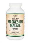 Double Wood Magnesium Malate 1500mg 420 Capsul.TR TEK YETKİLİ SATICISINDAN.3741