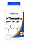 Nutricost L-Theanine  200 mg  240 Capsules.Usa.3736