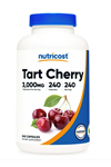 Nutricost Tart Cherry Extract 3000mg, 240 Vegetarian Capsules - Gluten Free, Non-GMO. Usa 3532