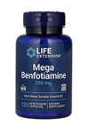 Life Extension, Mega Benfotiamine, 250 mg, 120 Vegetarian Capsules.Usa Version.3541