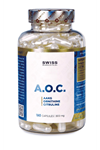 Swiss Pharmaceuticals AOC Arginine Alpha-Ketoglutarate, L-Citrulline Malate, L-ornithine 180 Capsul.3735.
