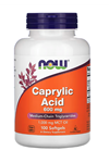 NOW Foods, Caprylic Acid, MCT OİL 600 mg, 100 Softgels. USA Menşei.3632