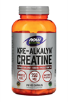 NOW Foods, Sports, Kre-Alkalyn Creatine, 750 mg, 240 Veg Capsules.Usa Version.3547