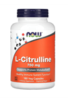 NOW Foods, L-Citrulline, 750 mg, 180 Veg Capsules. Usa Version.3546