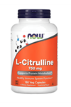 NOW Foods, L-Citrulline, 750 mg, 180 Veg Capsules. Usa Version.3646