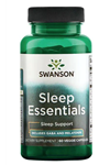 Swanson Condition Specific Formulas- Sleep Essentials Includes GABA and Melatonin 60 Capsul. USA Version.3529