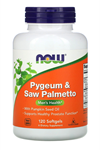 NOW Foods, Pygeum  Saw Palmetto, 120 Softgels.USA MENŞEİ.3645