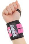 Schiek Sports Model 1112 Heavy Duty 12" Wrist Wraps - Pink/Black MADE IN USA