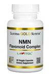 California Gold Nutrition NMN Nicotinamide Mononucleotide+Apigenin+Dihidroquercetin Lavitol, Flavonoid Complex, 60 Veggie Capsul.USA