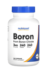 Nutricost From Boron Citrate 3mg, 240 Vegetarian Capsul - Gluten Free and Non-GMO-Tr Tek Yetkili Satıcısı.3532