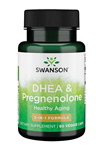 Swanson Ultra- DHEA and Pregnenolone 125mg 60 Capsul. USA 3537