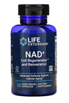 Life Extension, NAD+ Cell Regenerator NIAGEN - Resveratrol - Bio-Quercetin - Bio-Fisetin  30 Vege Capsul. USA 3568