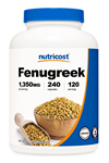 Nutricost Fenugreek Seed 1350mg, 240 Capsules - Gluten Free, Non-GMO-TR TEK YETKİLİ SATICISINDAN.3632