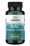 Swanson Premium- NAC N-Acetyl Cysteine 600mg 100 Capsul.USA Version.3732