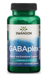 Swanson GABAplex with L-Tyrosine & L-Theanine 755mg 60 Veg Capsul. Usa.3537
