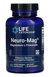 Life Extension Neuro-Mag Magnesium L-Threonate, 90 Vegetarian Capsul Ultra-Absorbable Magnesium - Memory, Focus & Overall Cognitive  Non-GMO, Gluten-Free.3553