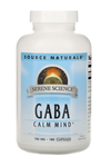 Source Naturals, GABA Calm Mind, 750 mg, 180 Capsules.Made ın Usa 3545