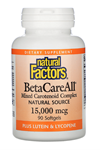 Natural Factors, BetaCareAll, 15,000 mcg, 90 Softgels (İ34)
