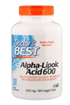 Doctor's Best, Alpha-Lipoic Acid 600  600mg  180 Veggie Capsul. Usa Version.3546