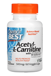 Doctor's Best Acetyl-L-Carnitine With BIOSINT 500mg 60 Capsul.