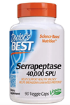Doctor's Best, Serrapeptase, 40,000 SPU, 90 Veggie Capsul. USA.3538