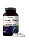NatureBell Resveratrol 1000mg  180 Veggie Capsules, 99% Pure Trans-Resveratrol 3642