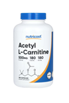 Nutricost Acetyl L-Carnitine (ALCAR) 500mg 180 Capsules 3636