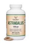 Double Wood Supplements Immune Boosting Astragalus 1000mg 300 Capsules 3536