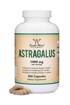 Double Wood Supplements Immune Boosting Astragalus 1000mg 300 Capsules 3736