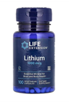 Life Extension  Lithium Orotate  1,000 mcg  100 Vegetarian Capsul 3535