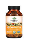 Organic India  Ashwagandha  180 Vegetarian Capsul. USA. 3552