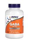 Now Foods, GABA with Vitamin B-6, 500 mg, 200 Veg Capsules.Made ın Usa 3535
