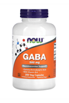 Now Foods, GABA with Vitamin B-6, 500 mg, 200 Veg Capsules.Made ın Usa 3735