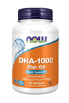 NOW Foods, DHA-1000 Brain Support, Extra Strength, 1,000 mg, 90 Softgels.USA MENŞEİ.3647