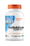 Doctor's Best Nattokinase - 2, 000 FU of Enzyme, Supports Heart Health & Circulatory & Normal Blood Flow, Non-GMO, Gluten Free, Vegan, 90 Vegcapsul.Usa Menşei 3538