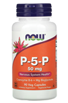 NOW P-5-P 50 mg with Coenzyme B-6 + Mg Bisglycinate, 90 Veg Capsul.Usa Menşei 3636