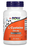 NOW  L-Cysteine, 500 mg, 100 Tablet. USA Menşei. 3634