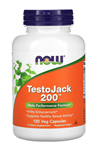 NOW TestoJack 200 Natural Testosteron Booster 120 Veg Capsul. Usa Version.3758