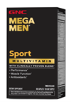 GNC Mega Men Sport Daily Multivitamin for Performance, Muscle Function, and General Health -180 Tablet.Usa Version.3870