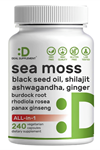 DEAL SUPPLEMENT Irish Sea Moss 7000mg  240 Veggie Capsul – 14 Superfood Complex – Shilajit, Black Seed Oil, Ginger.3936