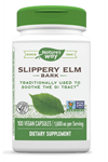 Nature's Way, Slippery Elm Bark, 1,600 mg, 100 Vegan Capsules.Made ın Usa